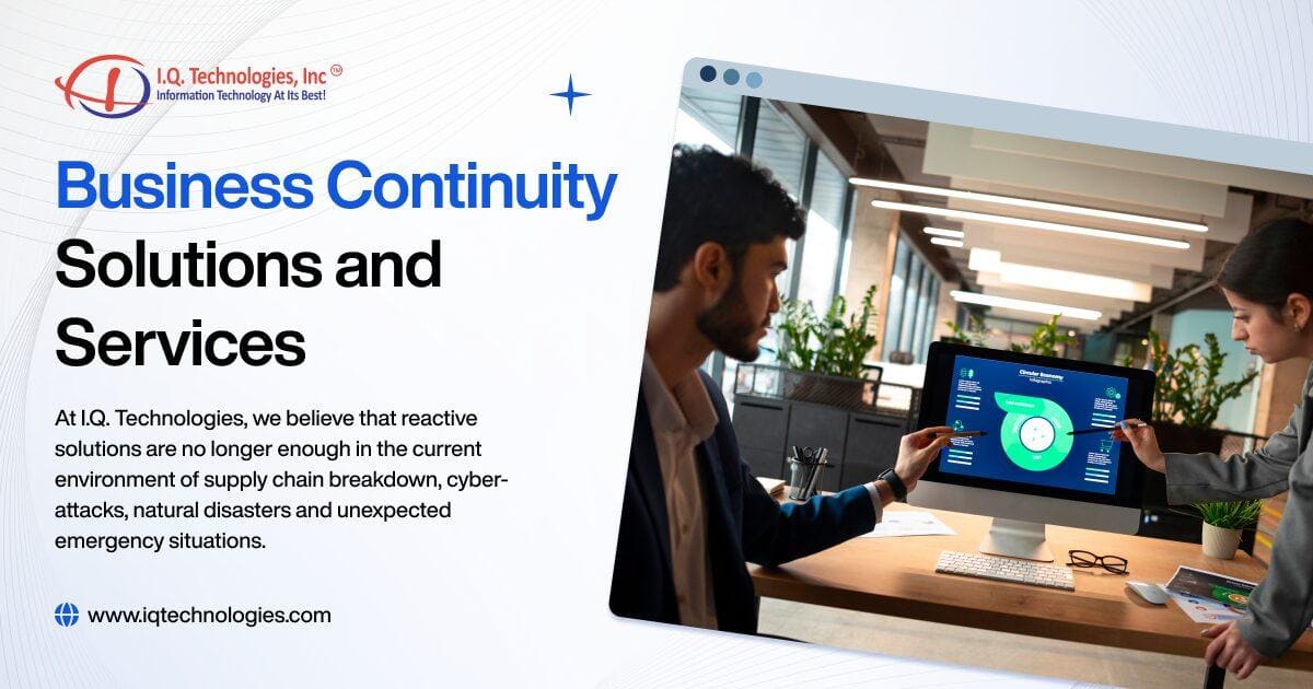 Business Continuity Solutions and Services - IQ Technologies